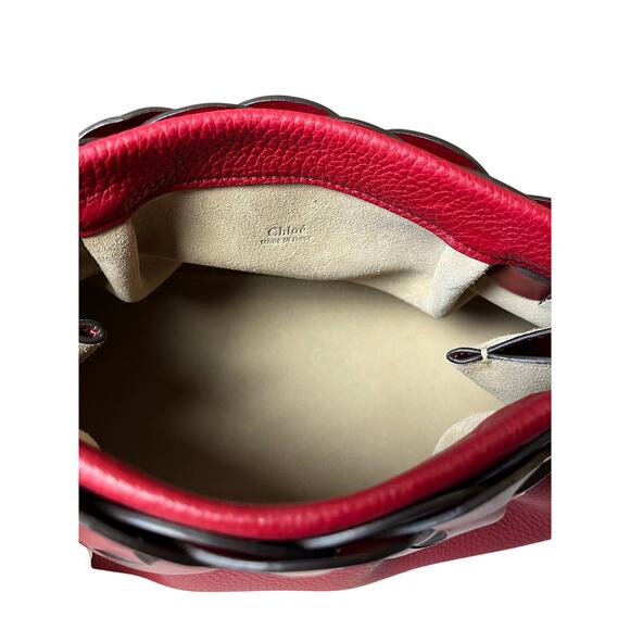 Chloe | NWT Darryl Clutch Smoked Red w/Dust Bag - Picture 7 of 10